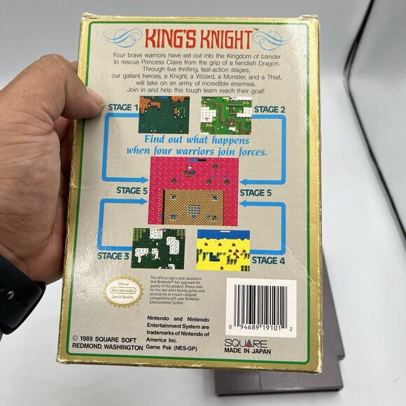 King's Knight - Nintendo NES - With Box - Very Good - Picture 16 of 16